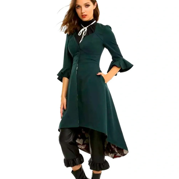 Harry Potter Textbook Overcoat High Low Corset Jacket Dress Hot Topic - Picture 1 of 9